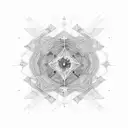 Create a geometric design inspired by medical diagrams tattoo design idea