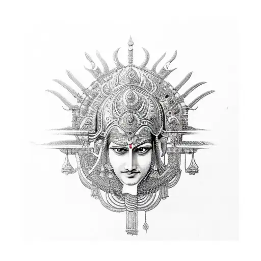mahabharat tattoo design idea