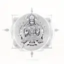 mahabharat tattoo design idea