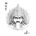 mahabharat tattoo design idea