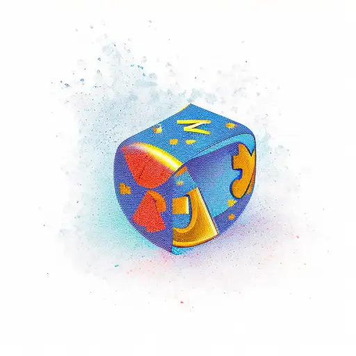 luck tattoo design idea