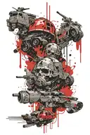 marine corps tattoo design idea