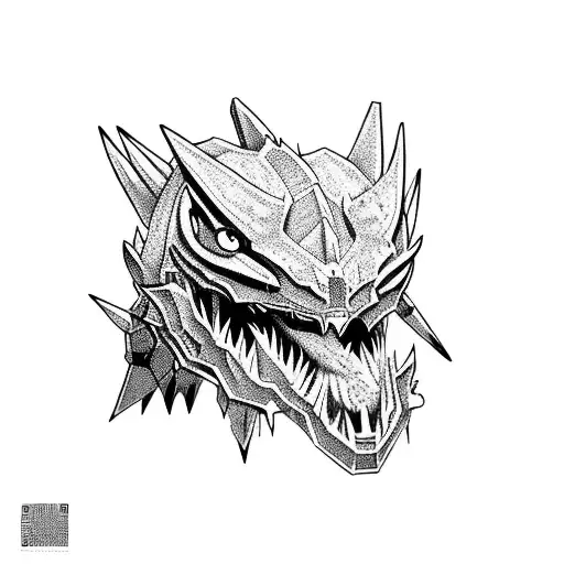 monster hunter tattoo design idea