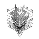 monster hunter tattoo design idea