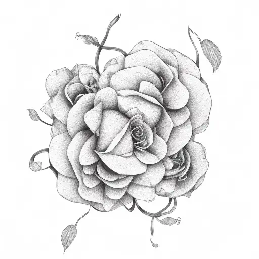 Nina in delicate script font intertwined with elegant vines and flowers  tattoo design idea