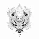 alpha and omega tattoo design idea