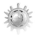 A car engine with gears and soccer balls as pistons tattoo design idea