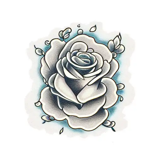 melody rose tattoo design idea