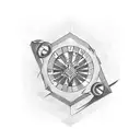 roulette tattoo design idea