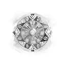 roulette tattoo design idea