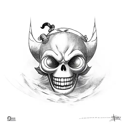 one piece about never giving up tattoo design idea