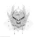 debt with stress tattoo design idea