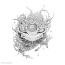 debt with stress tattoo design idea