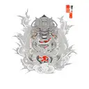 hardworking tattoo design idea