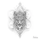 arm band with Indian touch tattoo design idea