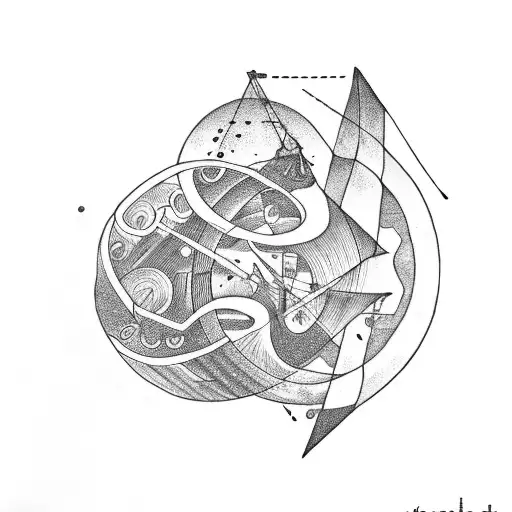 Odysseus' journey tattoo design idea