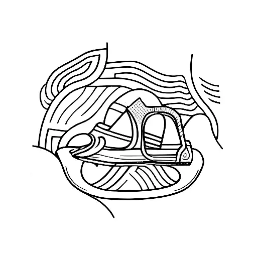 the 3 sports in triathlon tattoo design idea