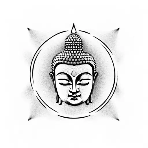 Buddha tattoo design idea