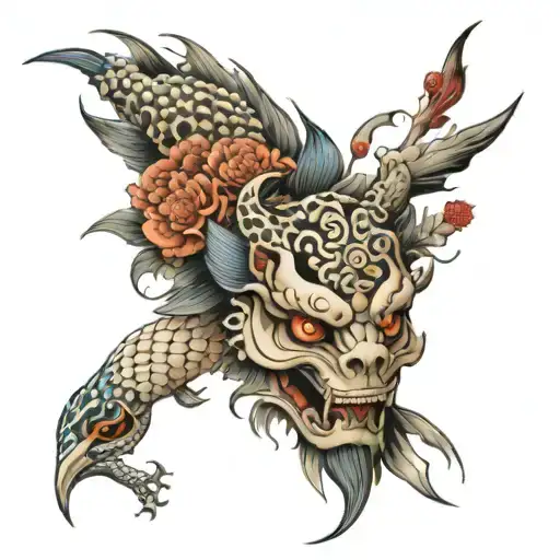 Otherworldly tattoo design idea