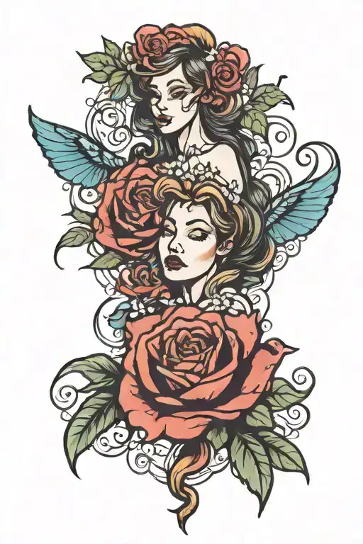Que Sera Sera tattoo design idea