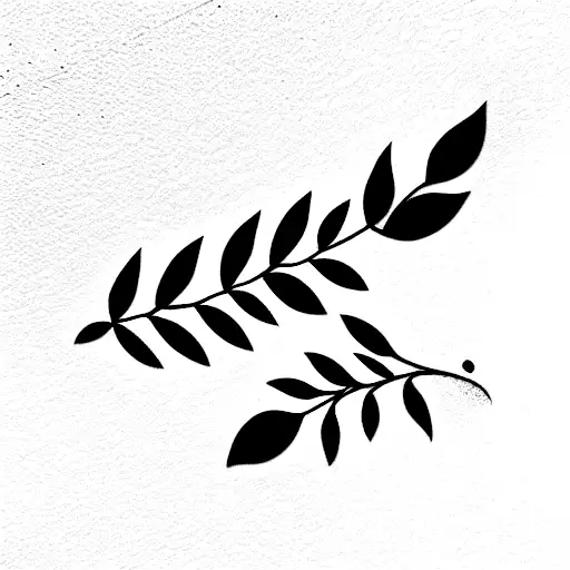 laurel wreath tattoo design idea