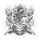 laurel wreath tattoo design idea