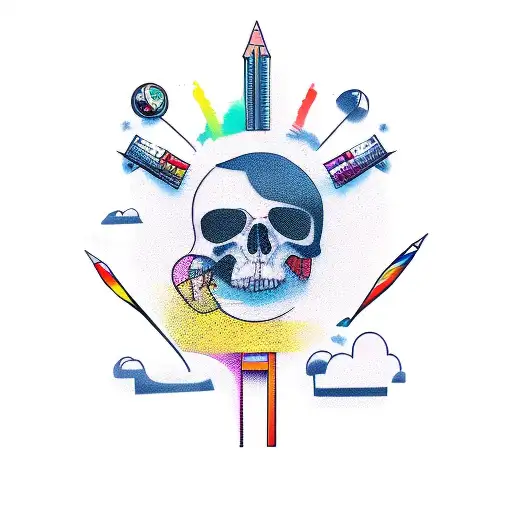 Suicide tattoo design idea