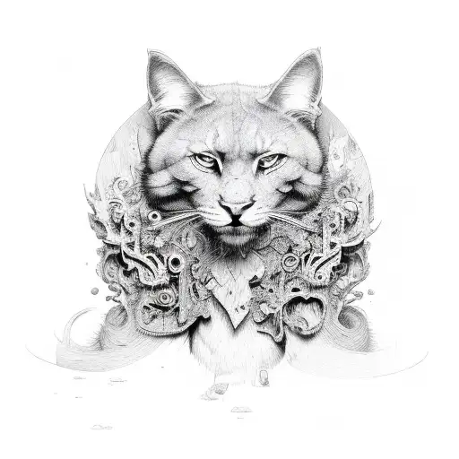 Depression tattoo design idea