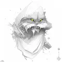 Depression tattoo design idea