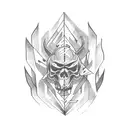 Suicide tattoo design idea