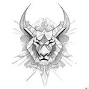 big five tattoo design idea