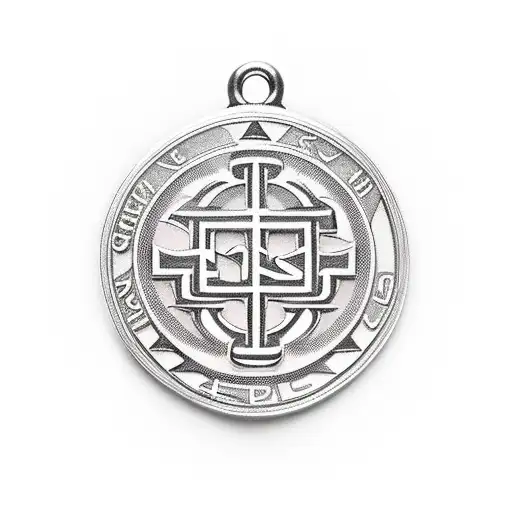 st Benedict's medal tattoo design idea