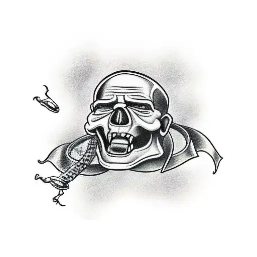 cars with fast and furious guys  tattoo design idea