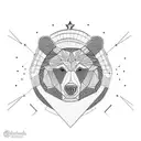 berlin bear. Victory Column. Brandenburg Gate. Reichstag. tattoo design idea