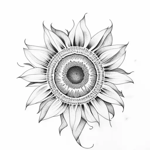 sunflower arsenal wedding  tattoo design idea