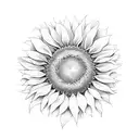 sunflower arsenal wedding  tattoo design idea