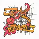 Coordinates tattoo design idea