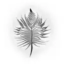 Fern Tree tattoo design idea