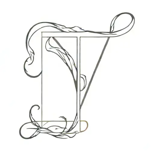 April 19 birth month font with Aries zodiac sign tattoo design idea