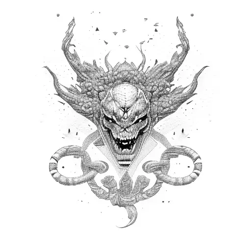 Invincible, Indestructible tattoo design idea