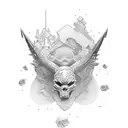 Invincible, Indestructible tattoo design idea