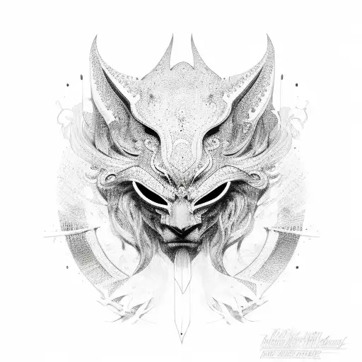 kindred masks tattoo design idea