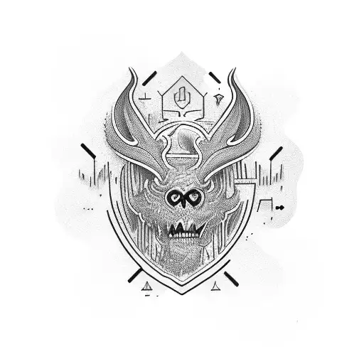 trust no one tattoo design idea