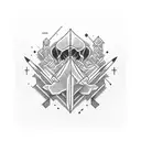 trust no one tattoo design idea