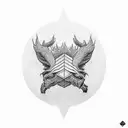 trust no one tattoo design idea