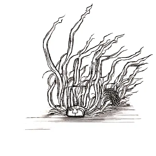 ken kaneki centipede kagune tattoo design idea