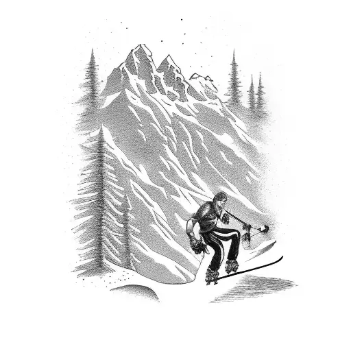 book of life milestones: basketball ski mountains alpinism climbing peace love family  tattoo design idea