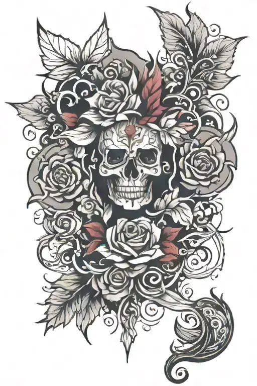 70x7 tattoo design idea
