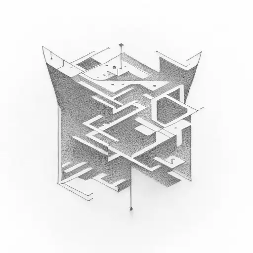 Create a Create a sleek, minimalisleek, minimalist tattoo design featuring a charming home icon alongside the number 57. tattoo design idea