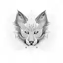 fractal fur basic tattoo design idea